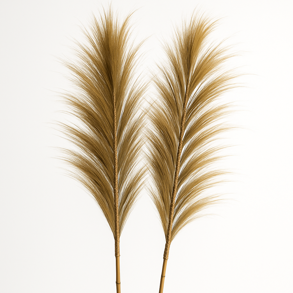 80” Oversized Bamboo Leaf - Feather Style