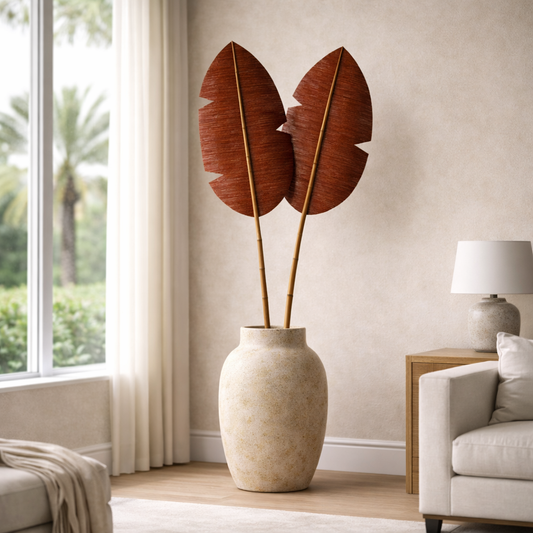 80” Oversized Bamboo Leaf - Sculptural Style