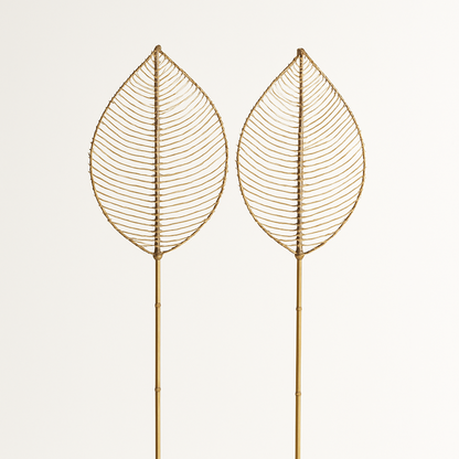 80” Oversized Bamboo Leaf - Minimal Style